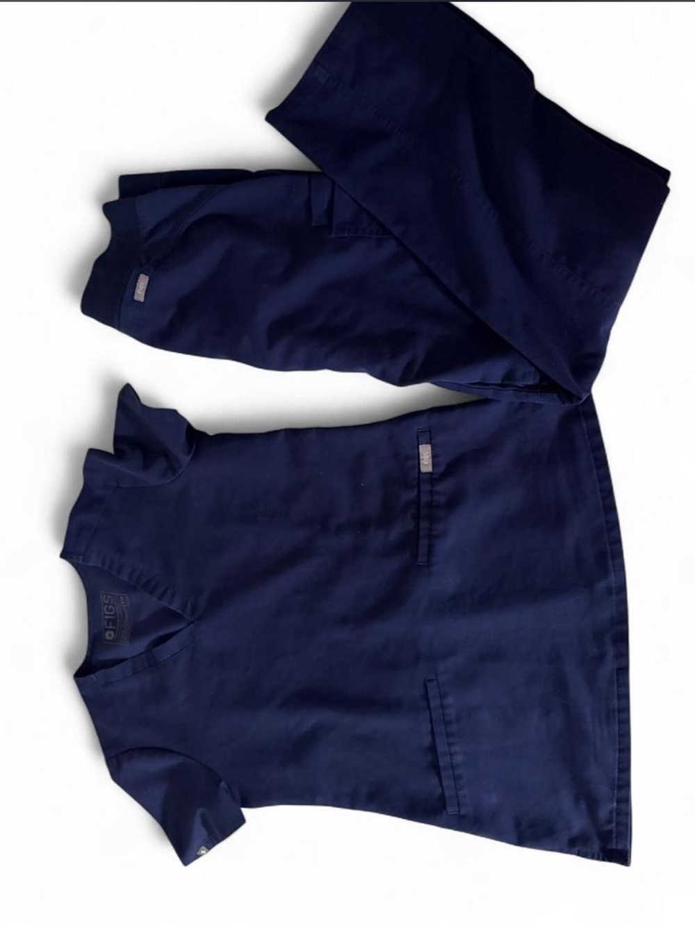 FIGS Navy Blue Scrub Set – Size XXS